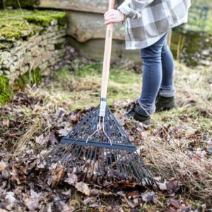 AMES - Flat Tine Leaf Rake - Carbon Steel - Image 3