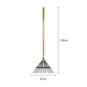 AMES - Flat Tine Leaf Rake - Carbon Steel - Image 6