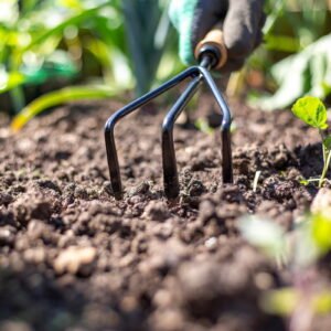 AMES - Hand 3 Prong Cultivator - Carbon Steel - Image 3