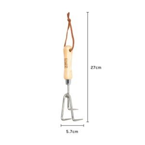 AMES - Hand 3 Prong Cultivator - Stainless Steel - Image 4