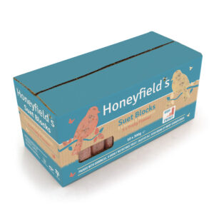 Honeyfield's Suet Blocks 10 Pack (5 x Fruity Flavour 300g / 5 x Insect & Mealworm 300g)